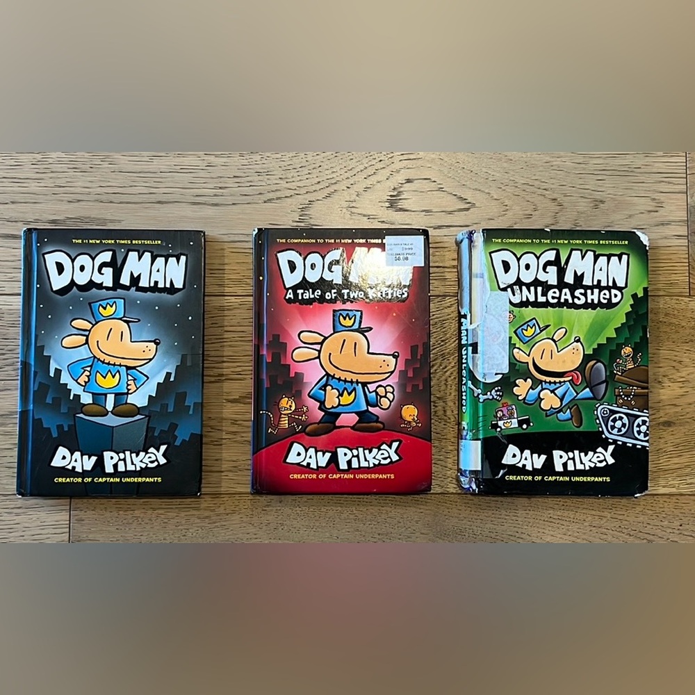 Lot of 3 Dog Man Books